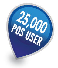 25,000 POS User